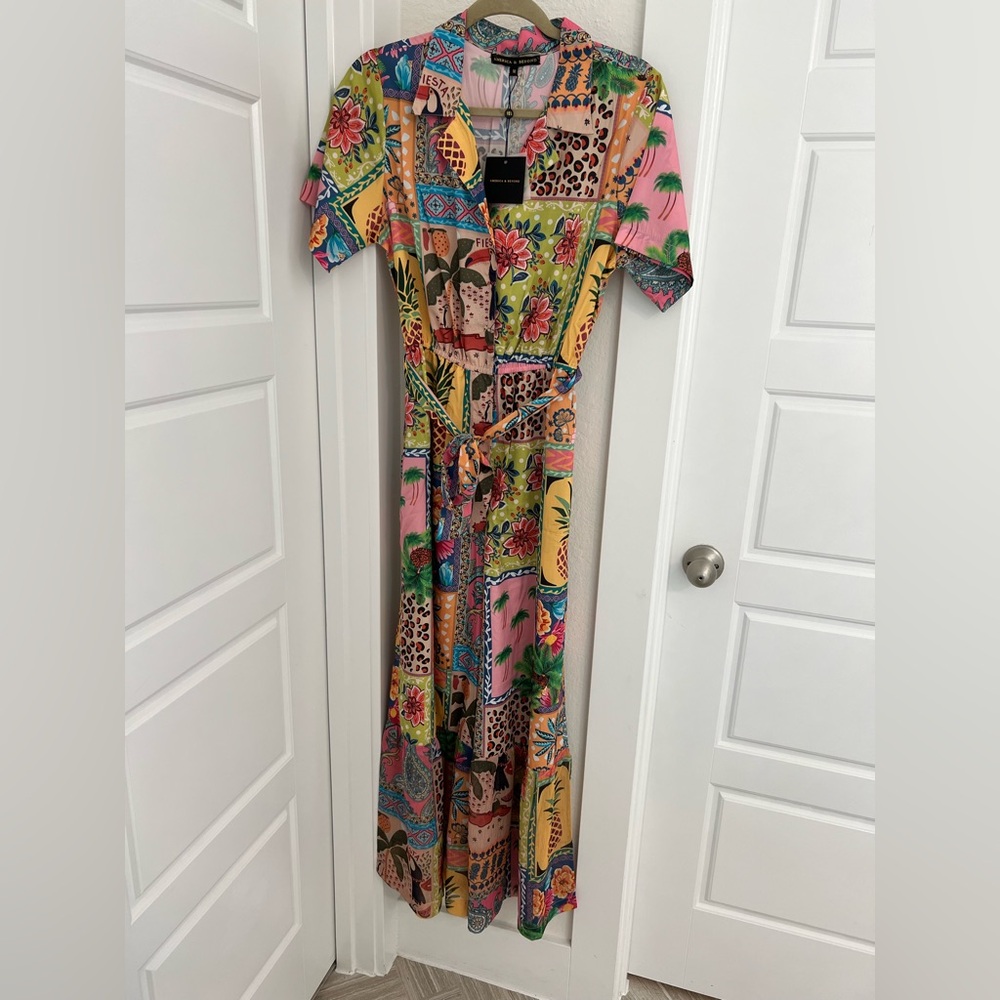 NWT Macaw Pineapple Jumpsuit, Romper, Vacation Wear, Size M - Picture 5 of 9